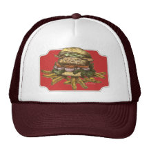Tasty Burger Mesh Hat
