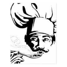 Tasty Chef Postcard