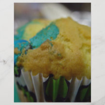 Tasty exploded cupcake full color flyer