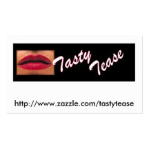 Tasty Tease Logo Business Card