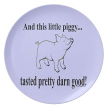Tasy Piggy collector plate