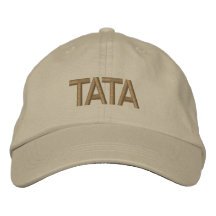 TATA Embroidery Hat Embroidered Hat