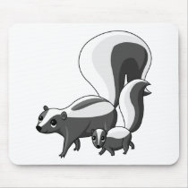 Tater and Tot the Skunks Mouse Mat