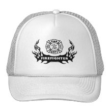 Tatouage de sapeur-pompier casquette