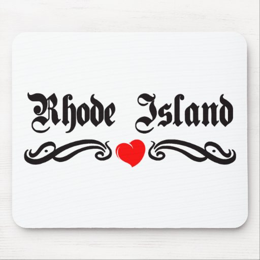 Tatouage d'Île de Rhode Tapis De Souris