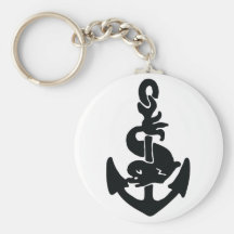 Tatouage nautique porte-clef