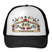 Tatouages vivants d'amour casquette de camionneur