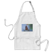 Tattered American Butterfly Apron