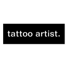 Tattoo Artist Business Card