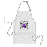 Tattoo Butterfly Awareness - Alzheimer's Disease Apron