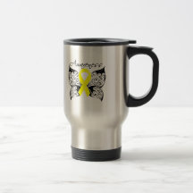 Tattoo Butterfly Awareness - Bladder Cancer Mugs