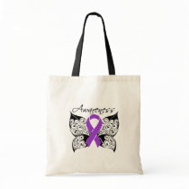 Tattoo Butterfly Awareness - Cystic Fibrosis Tote Bag