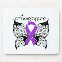 Tattoo Butterfly Awareness - Epilepsy Mouse Pad