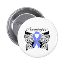 Tattoo Butterfly Awareness - Esophageal Cancer Pin