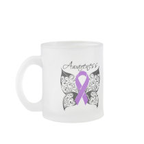 Tattoo Butterfly Awareness - Pancreatic Cancer Coffee Mugs