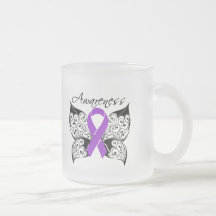 Tattoo Butterfly Awareness - Pancreatic Cancer Coffee Mugs