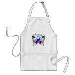 Tattoo Butterfly Awareness - Thyroid Cancer Apron