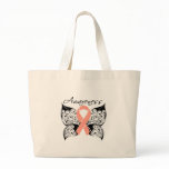 Tattoo Butterfly Awareness - Uterine Cancer bags