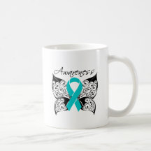 Tattoo Butterfly - Interstitial Cystitis Awareness Mugs