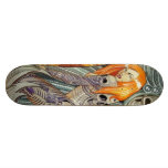 tattoo girl skateboards