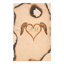 Tattoo Heart Customized Stationery