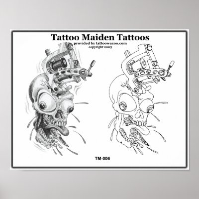Large black and grey tattoo designs and body art tattoo flash sheets