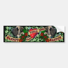 Tattoo Mastiff Bumper Sticker
