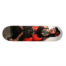 Tattoo Pin Up Skate Board Deck