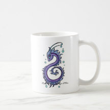 Tattoo Purple Sea Dragon Mug