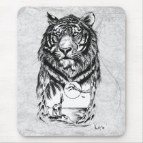 Tattoo Tiger mousepads