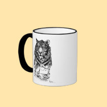 Tattoo Tiger mugs