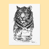 Tattoo Tiger postcards