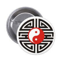 Tattoo Yin & Yang Pins