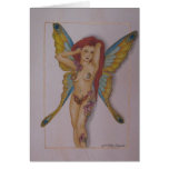 Tattooed Fairy Woman Greeting Card
