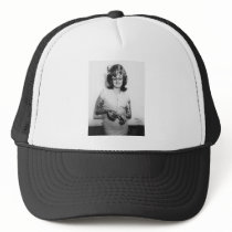 Tattooed Glasses Chick Trucker Hat