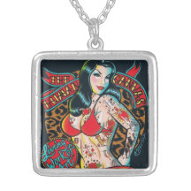 Tattooed Lady Necklace