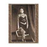 Tattooed Lady on Cards, Postcards