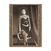 Tattooed Lady on Cards, Postcards