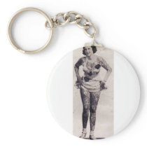 Tattooed Leggy Lady Keychains