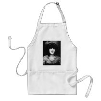 Tattooed Vintage Goth Girl Apron
