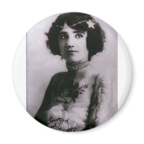 Tattooed woman - 1912 magnet