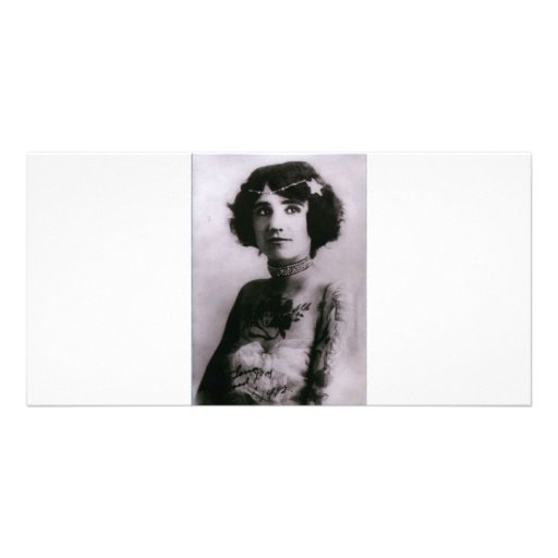 Tattooed woman - 1912 photo cards