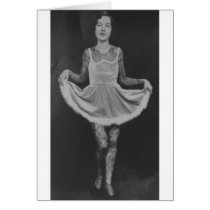 Tattooed woman - 1920 card