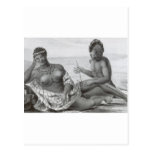 Tattooing, Sandwich Islands. Hawaii. c. 1800's Postcard