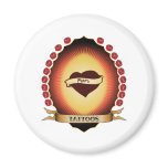 Tattoos Mandorla Fridge Magnet
