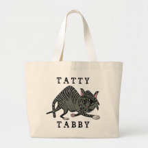 Tatty Tabby Tote Bag