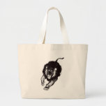 Tau Of The Lions bag (black and white)