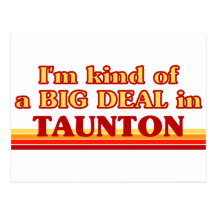 TAUNTONaI am kind of a BIG DEAL in Taunton Post Cards
