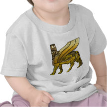 Taureau à ailes par Babylonien Lamassu T-shirts