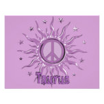 Taureau de Sun de paix Faire-parts